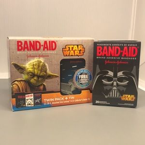Star Wars Limited Edition Band Aid Brand Collectors Series Tin w/2 Boxes